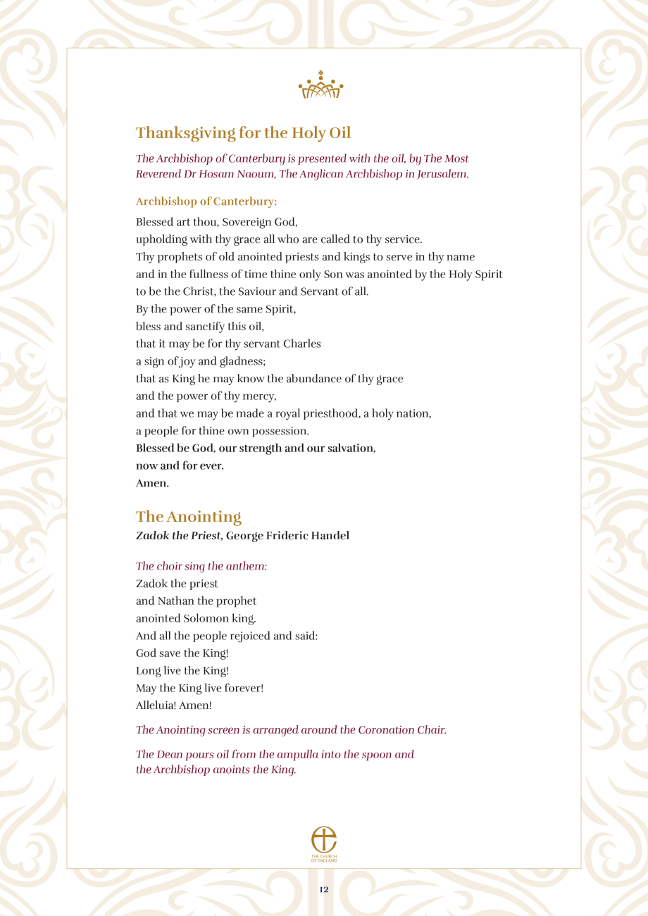 The Coronation Liturgy