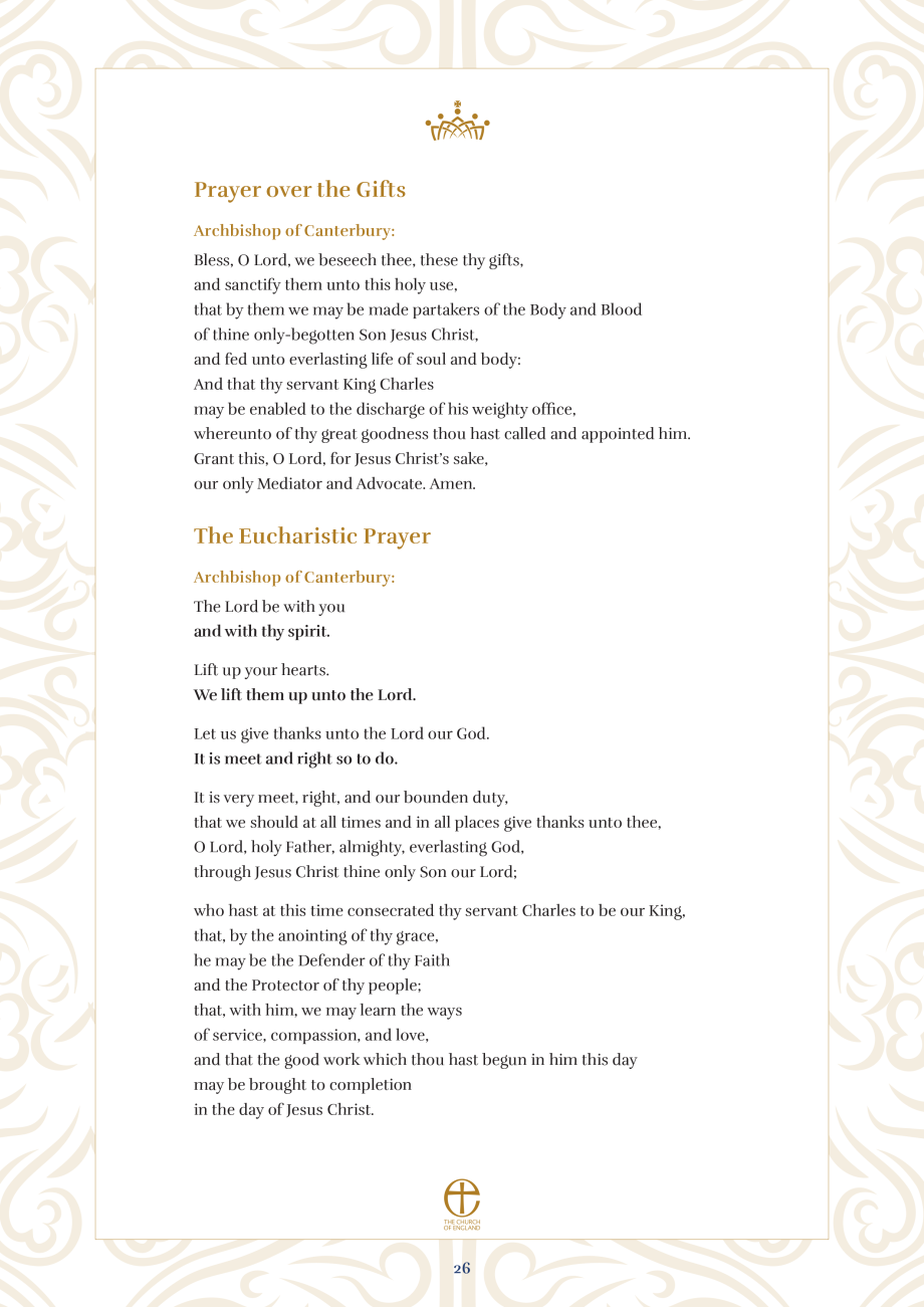 The Coronation Liturgy