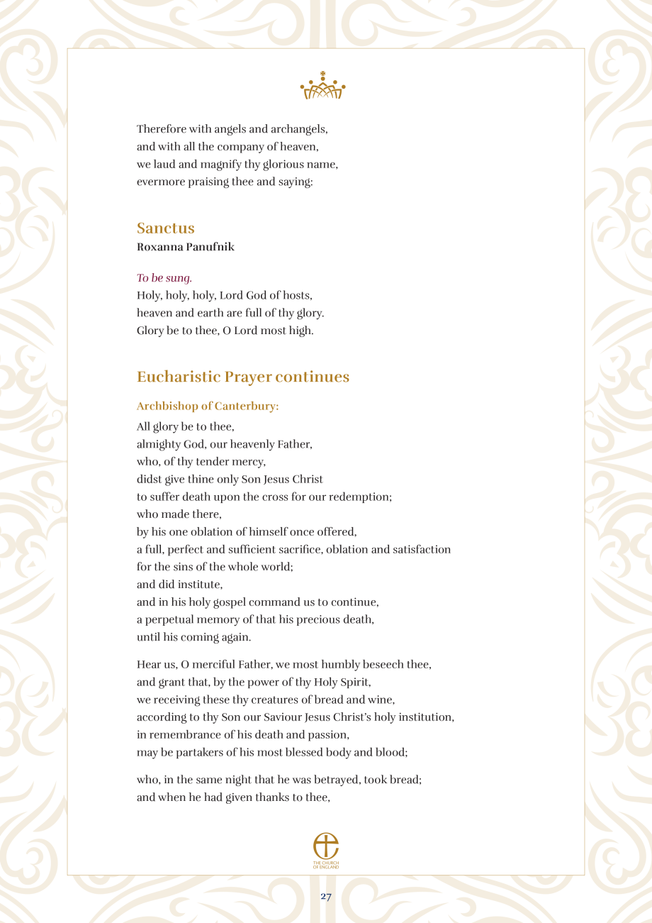 The Coronation Liturgy