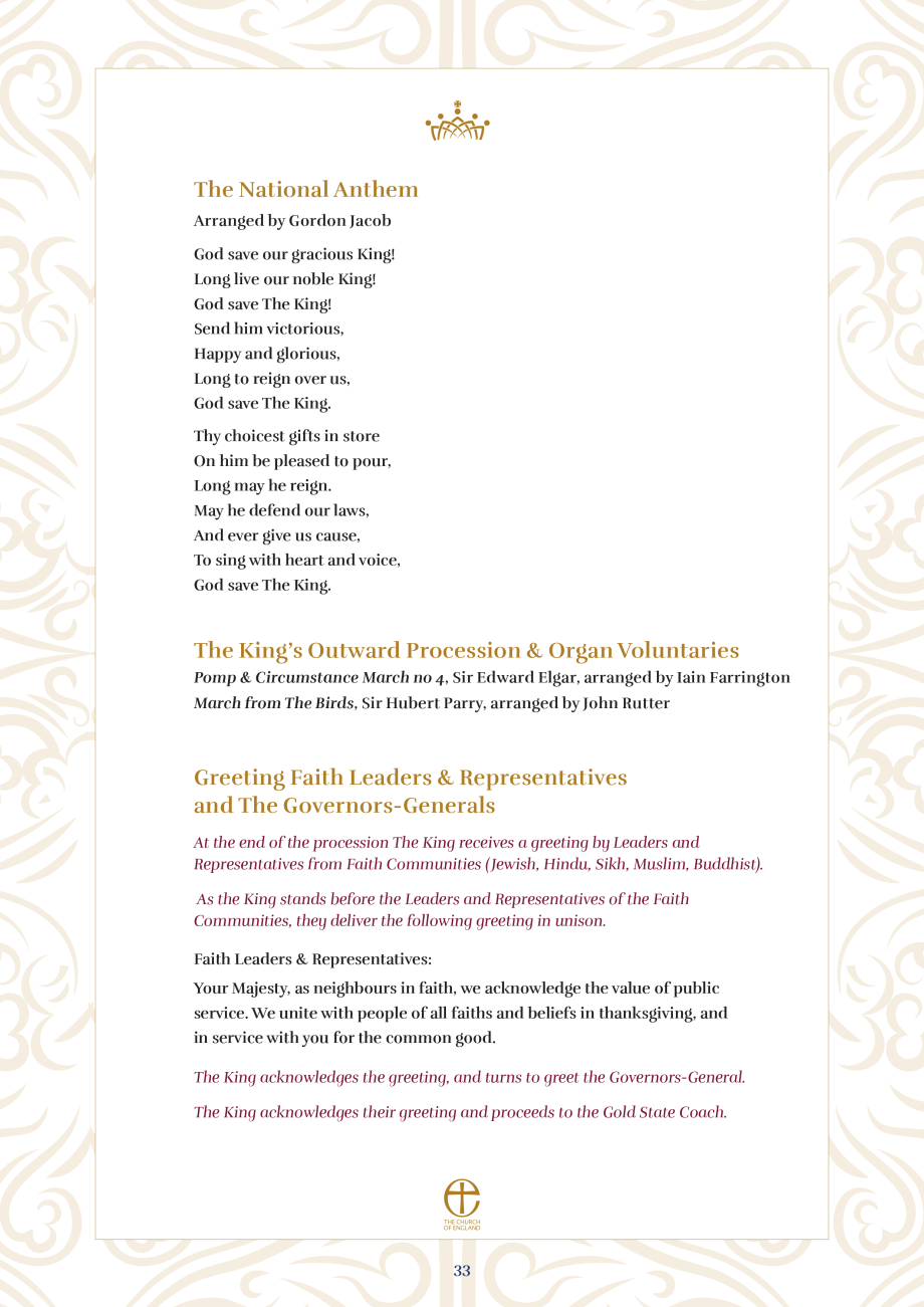 The Coronation Liturgy