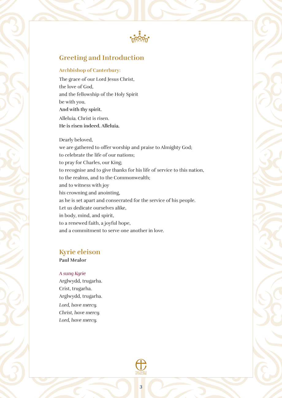 The Coronation Liturgy