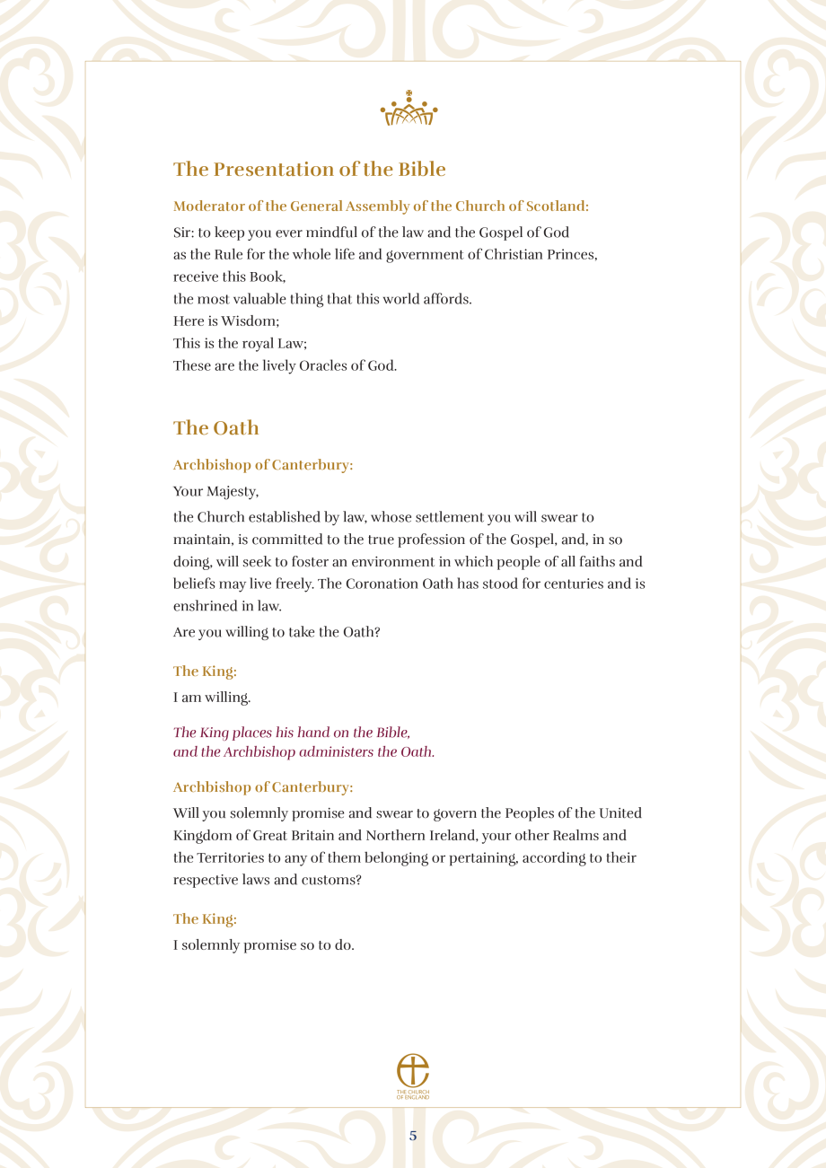 The Coronation Liturgy