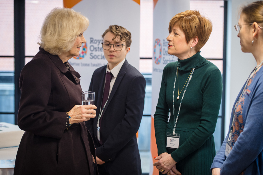 The Queen at the Royal Osteoporosis Society