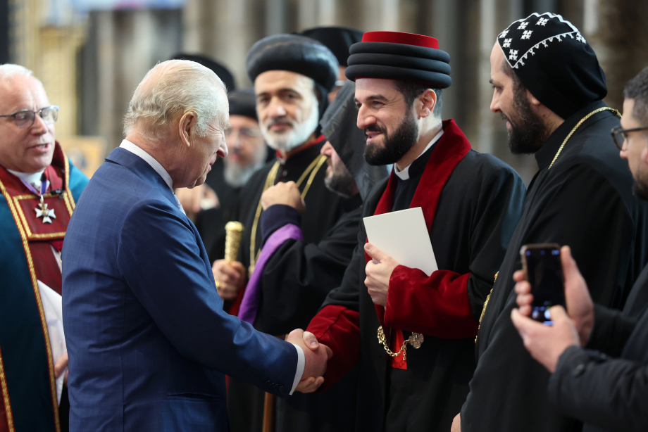 The King attends an Advent Service at Westminster Abbey