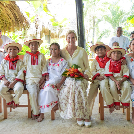 The Duchess of Edinburgh in Belize