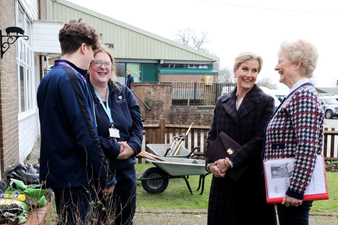 The Duchess of Edinburgh visits West Sussex
