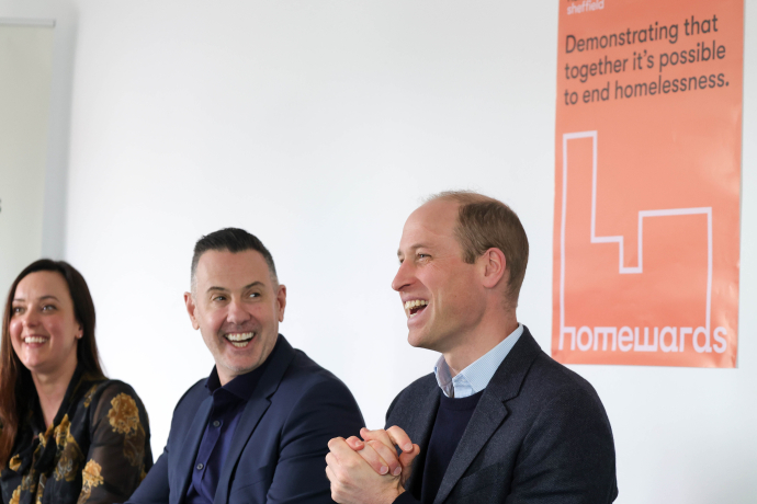 The Prince of Wales attends Homewards event in Sheffield